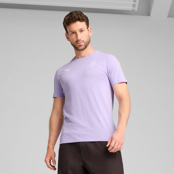 PUMA Men's Puma Neymar Jr Creativity Football T-Shirt, Purple, Size L, Clothing