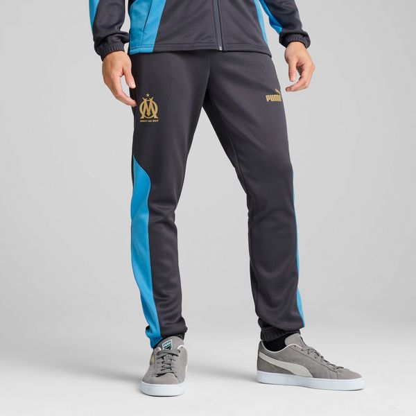 PUMA Men's Puma Olympique de Marseille ftbl NRGY+ Pants, Gray, Size XL, Clothing