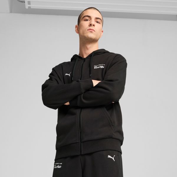 PUMA Men's Puma Porsche Legacy Sweat Jacket, Black, Size XXL, Clothing