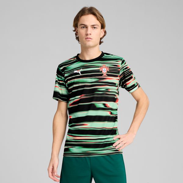 PUMA Men's Puma Portugal Pre-match Jersey, Black, Size 3XL, Clothing