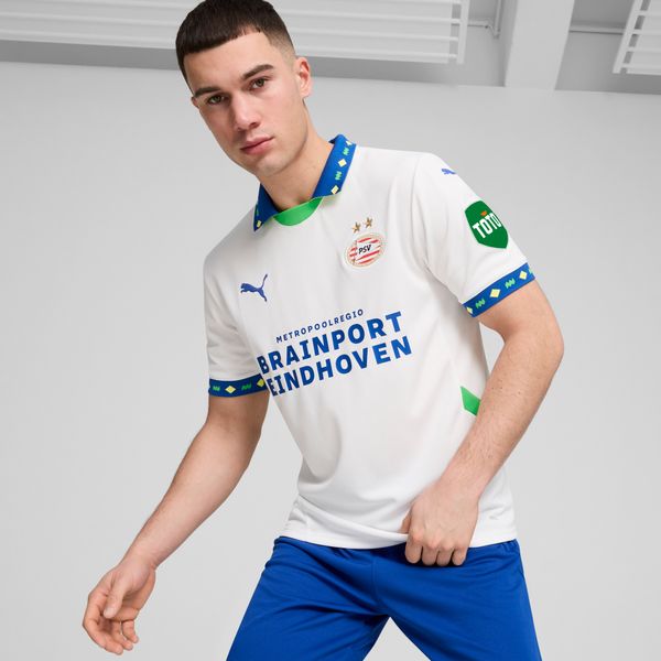 PUMA Men's Puma PSV Eindhoven 24/25 Third Jersey, White, Size XS, Clothing
