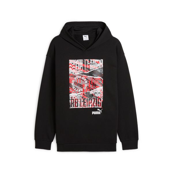 PUMA Men's Puma RB Leipzig ftbl NRGY+ Hoodie, Black, Size S, Sport