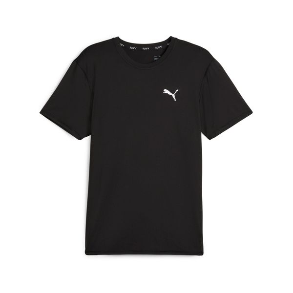 PUMA Men's Puma RUN CLOUDSPUN SHORT SLEEVE'S RUNNING T-Shirt, Black, Size XS, Performance