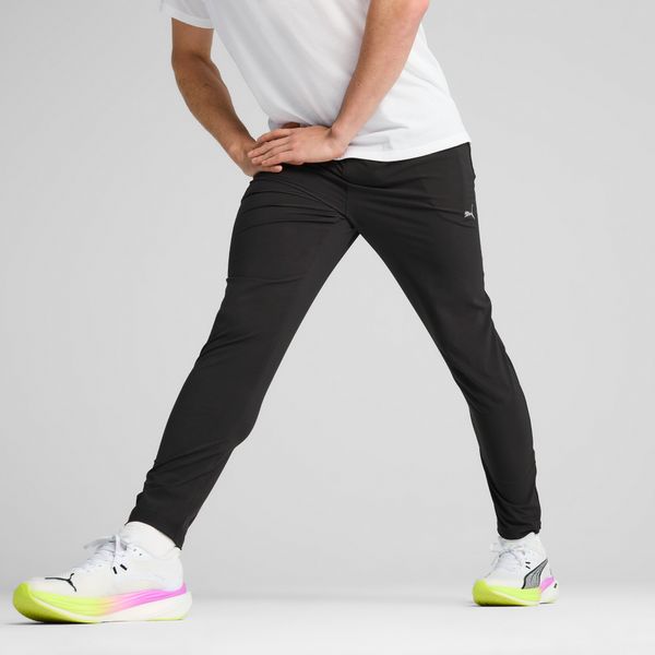 PUMA Men's Puma RUN VELOCITY Tapered Pants, Black, Size XL, Clothing