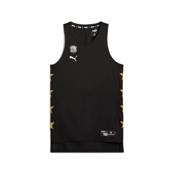 PUMA Men's Puma Saski Baskonia 24/25 Third Jersey, Black, Size S, Clothing