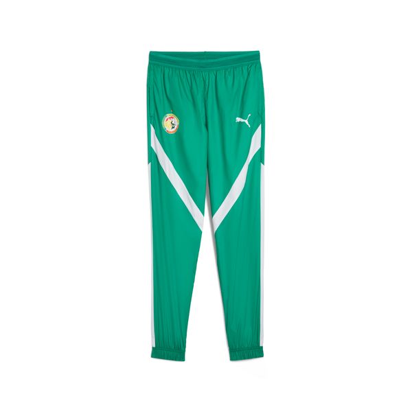 PUMA Men's Puma Senegal 2025 Pre-match Woven Pants, Green, Size M, Sport