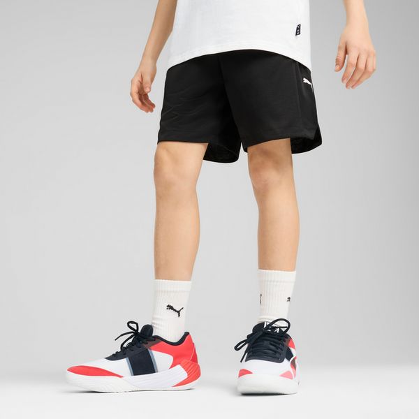 PUMA Men's Puma Shot Blocker Basketball Shorts Youth, Black, Size 11-12Y, Clothing