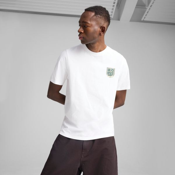 PUMA Men's Puma SPORTS LEGACY Graphic T-Shirt, White, Size S, Clothing