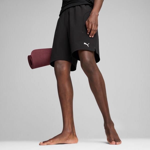 PUMA Men's Puma STUDIO Woven 7" Shorts, Black, Size XXL, Clothing