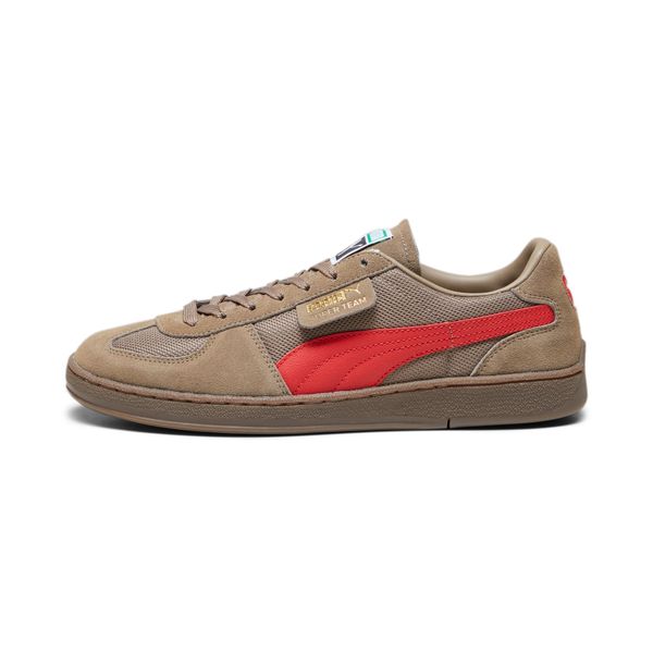 PUMA Men's Puma Super Team OG Sneakers, Brown, Size 40, Shoes