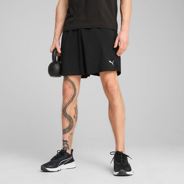 PUMA Men's Puma TAD ESSENTIALS 7" Woven Shorts, Black, Size L, Clothing