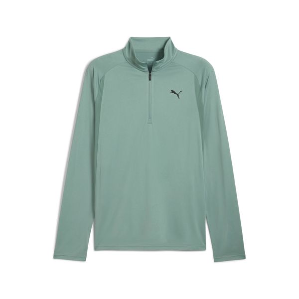 PUMA Men's Puma TAD TECH Fabric Mix 1/4 Zip, Green, Size XXL, Performance