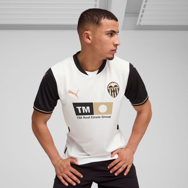 PUMA Men's Puma Valencia CF 24/25 Home Jersey, White, Size L, Clothing
