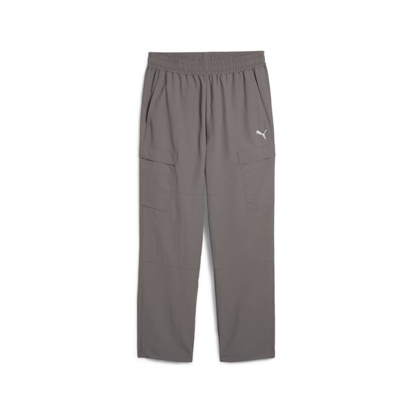 PUMA Men's Puma WARDROBE ESS Relaxed Cargo Pants, Gray, Size M, Accessories