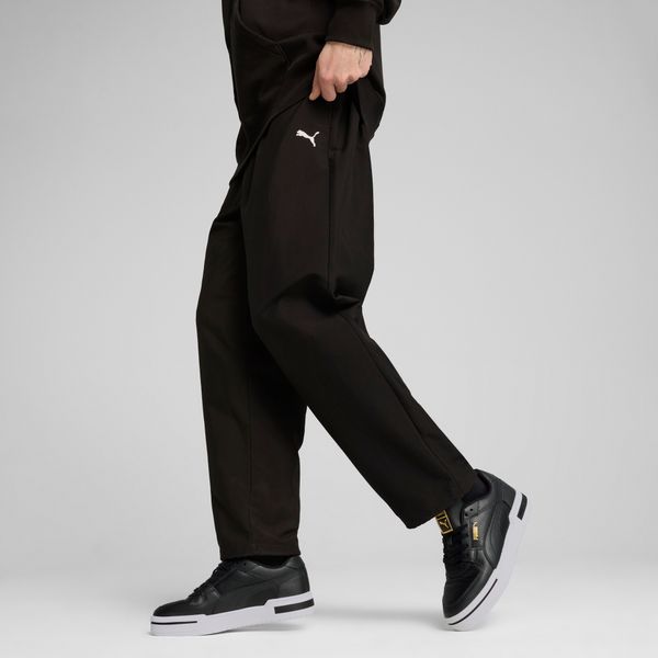 PUMA Men's Puma WARDROBE ESS Relaxed Pants, Black, Size M, Clothing