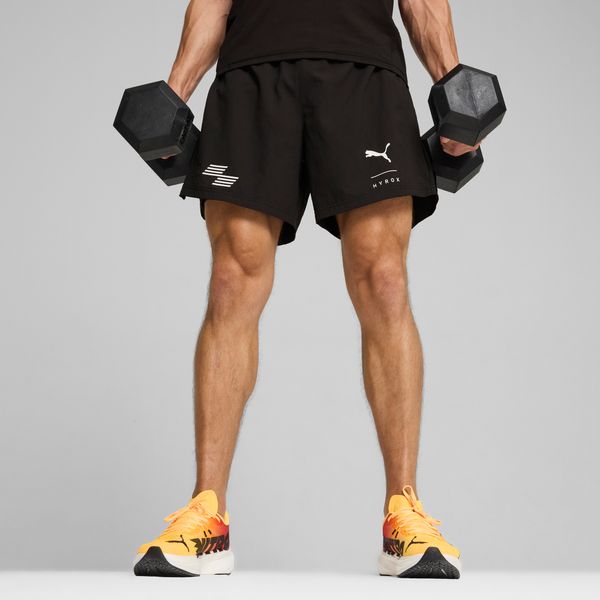 PUMA Men's Puma x HYROX 2-in-1 Shorts, Black, Size S, Men