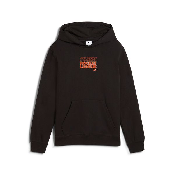PUMA Men's Puma x ROCKET LEAGUE Hoodie Youth, Black, Size 11-12Y, Clothing