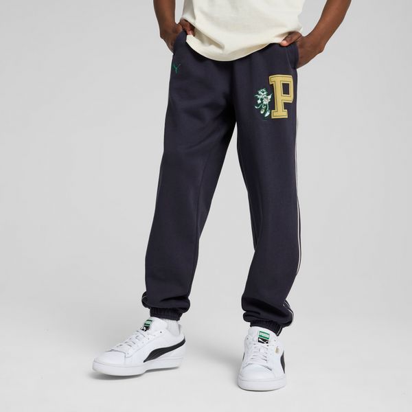 PUMA Men's T7 SUPER Puma Sweatpants Youth, Blue, Size 15-16Y, Clothing