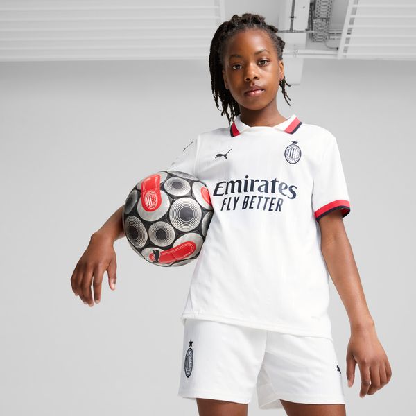 PUMA Puma AC Milan 24/25 Away Jersey Youth, White, Size 13-14Y, Clothing
