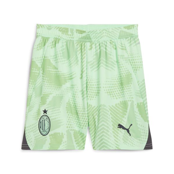 PUMA Puma AC Milan 24/25 Goalkeeper Shorts Youth, Green, Size 9-10Y, Clothing