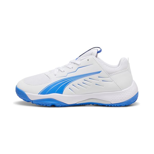 PUMA Puma Accelerate Indoor Shoes Youth, White, Size 33, Shoes