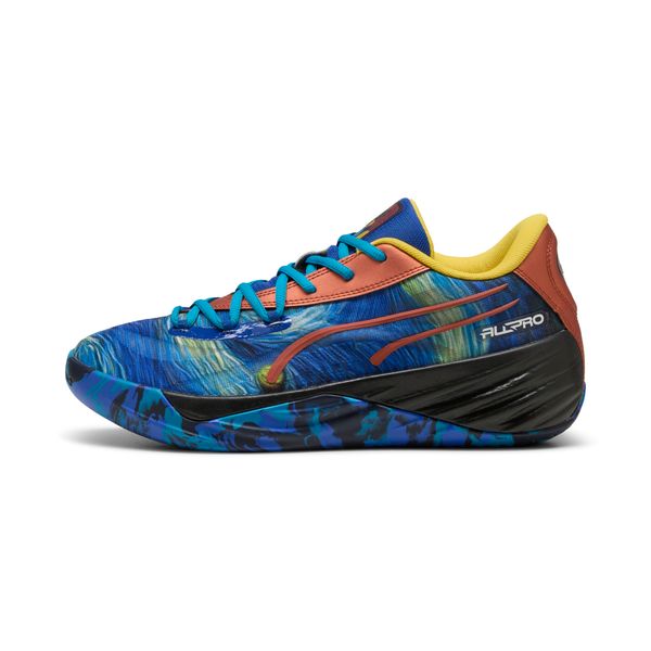 PUMA Puma All-Pro NITRO™ SQD Dylan Exhibit Basketball Boots Unisex, Blue, Size 39, Shoes