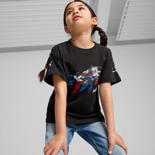 PUMA Puma BMW M Motorsport Tee Kids, Black, Size 7-8Y, Clothing