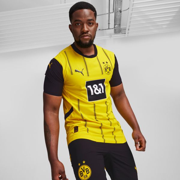 PUMA Puma Borussia Dortmund 24/25 Authentic Home Jersey, Yellow, Size XL, Clothing