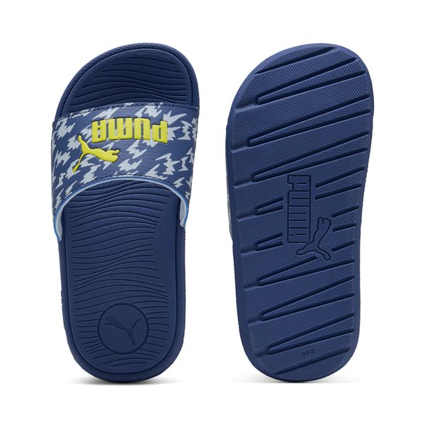 PUMA Puma Cool Cat 2.0 Poised 2 Race Slides Kids, Blue, Size 29, Shoes