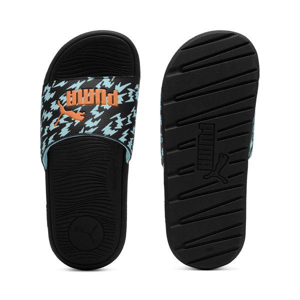 PUMA Puma Cool Cat Poised 2 Race Slides Youth, Black, Size 35.5, Shoes