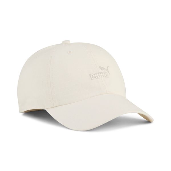 PUMA Puma ESS ELEVATED Baseball Cap, White, Accessories