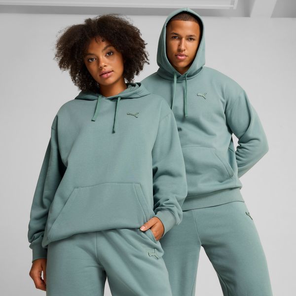 PUMA Puma Essentials Elevated Hoodie Unisex, Green, Size S, Clothing