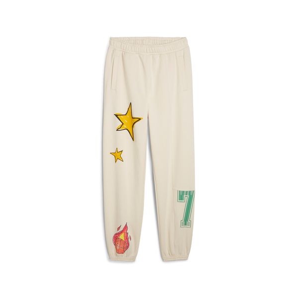 PUMA Puma Getting Crafty Basketball Sweat Pants Unisex, White, Size 3XL, Sport