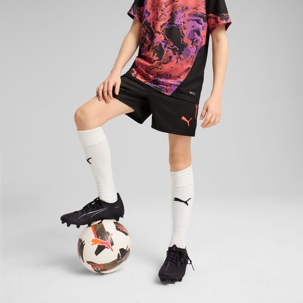 PUMA Puma individual CUP Football Shorts Youth, Black, Size 5-6Y, Clothing