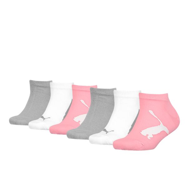 PUMA Puma Kids BWT Sneaker Socks 6 pack, Pink, Size 35-38, Clothing
