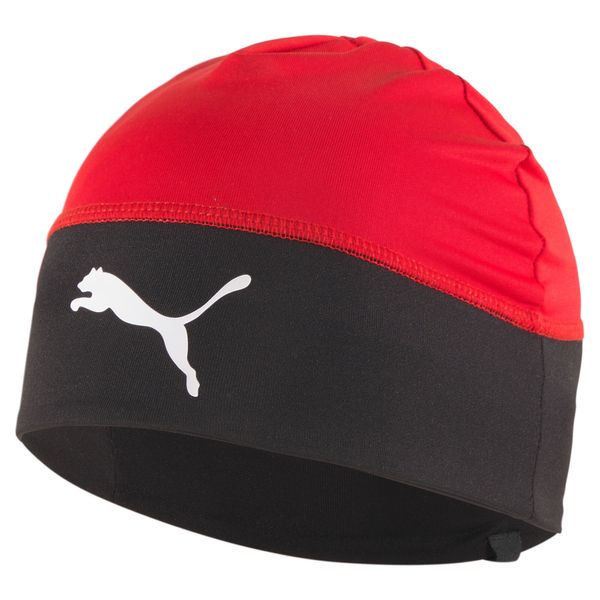 PUMA Puma LIGA Kids' Football Beanie Hat, Red, Accessories