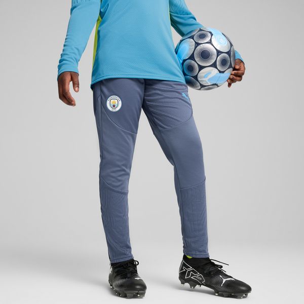 PUMA Puma Manchester City Training Pants Youth, Blue, Size 15-16Y, Clothing