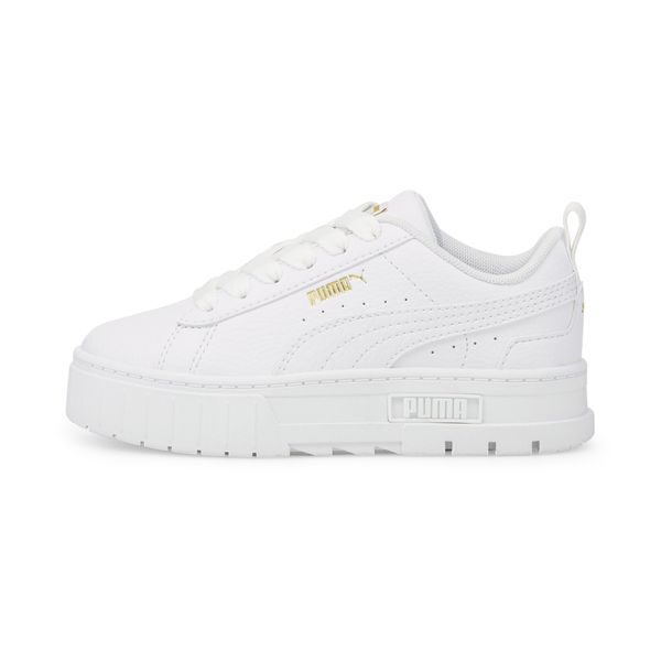 PUMA Puma Mayze Kids' Trainers, White, Size 28, Shoes