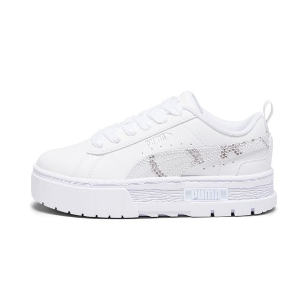PUMA Puma Mayze Snake Kids' Sneaker, White, Size 32, Shoes