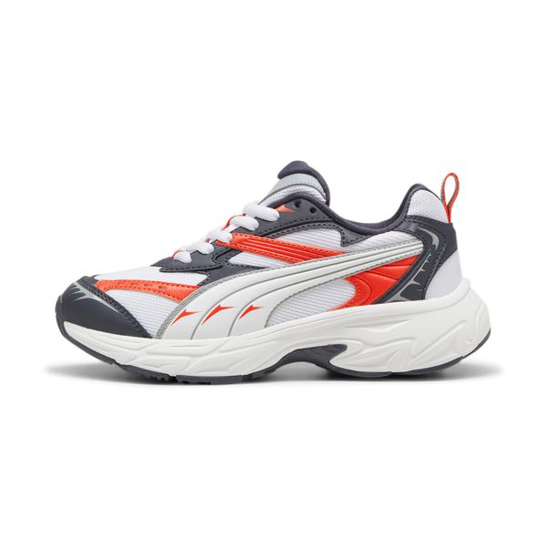 PUMA Puma Morphic Techie Youth Sneakers, White, Size 35.5, Shoes