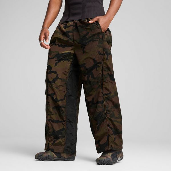 PUMA Puma Mostroverse CLRT All-Over Print Ripstop Pants Unisex, Black, Size XL, Clothing