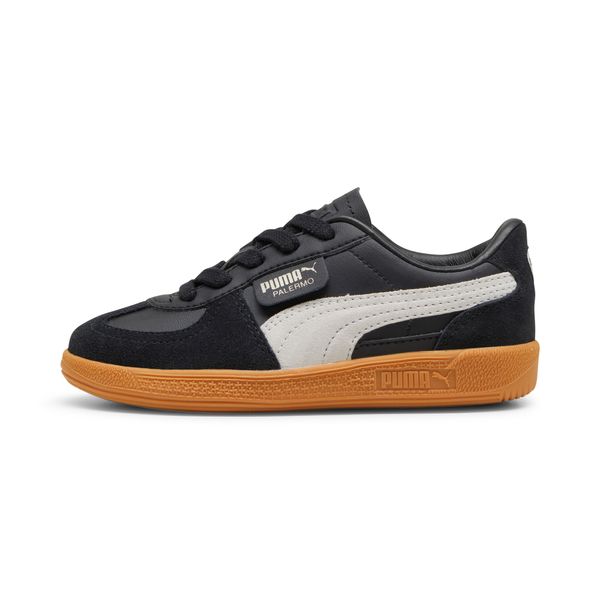 PUMA Puma Palermo Leather Sneakers Kids, Black, Size 32, Shoes