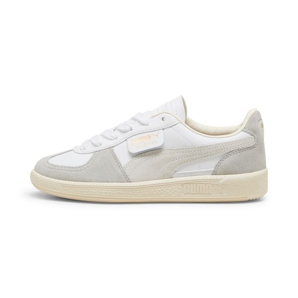 PUMA Puma Palermo Leather Sneakers Youth, White, Size 35.5, Shoes