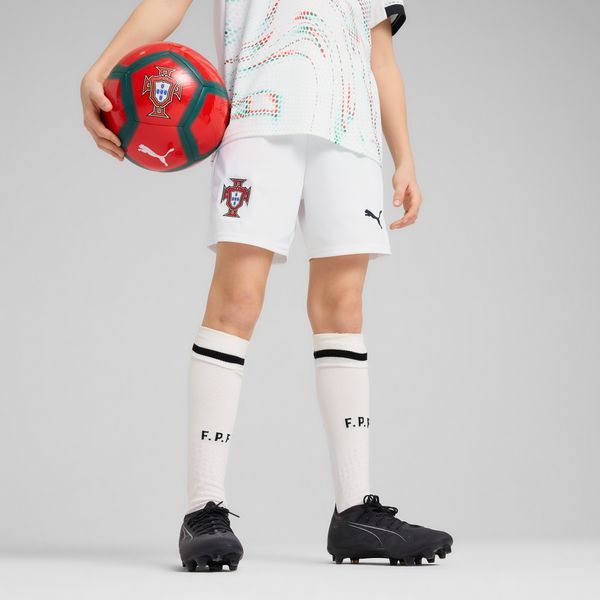 PUMA Puma Portugal 2025 Shorts Youth, White, Size 15-16Y, Clothing