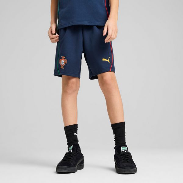 PUMA Puma Portugal Casuals Shorts Youth, Blue, Size 15-16Y, Clothing
