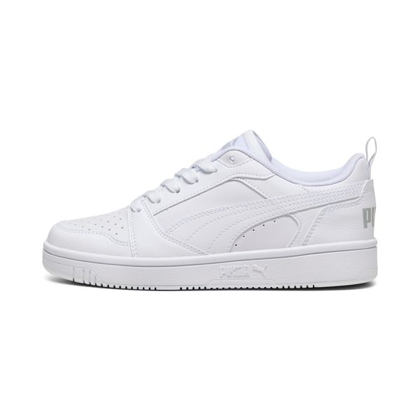 PUMA Puma Rebound V6 Lo Youth Sneakers, White, Size 37.5, Shoes