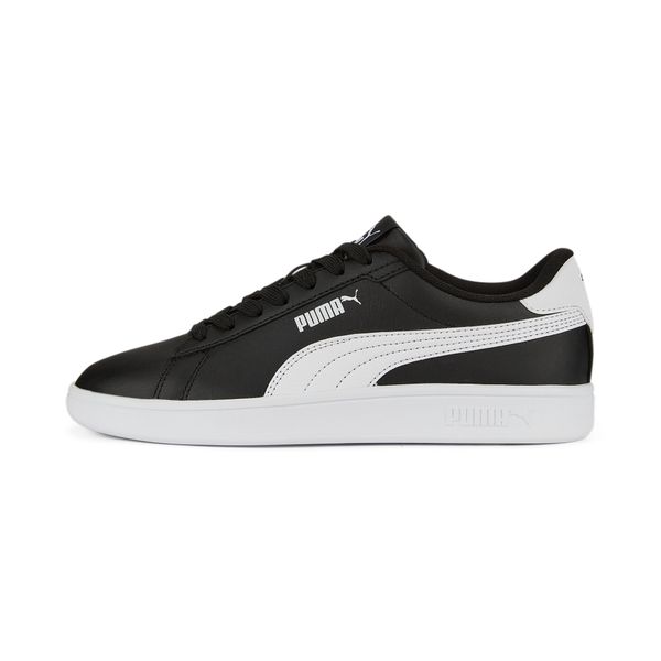 PUMA Puma Smash 3.0 Leather Sneakers Youth, Black, Size 38, Shoes