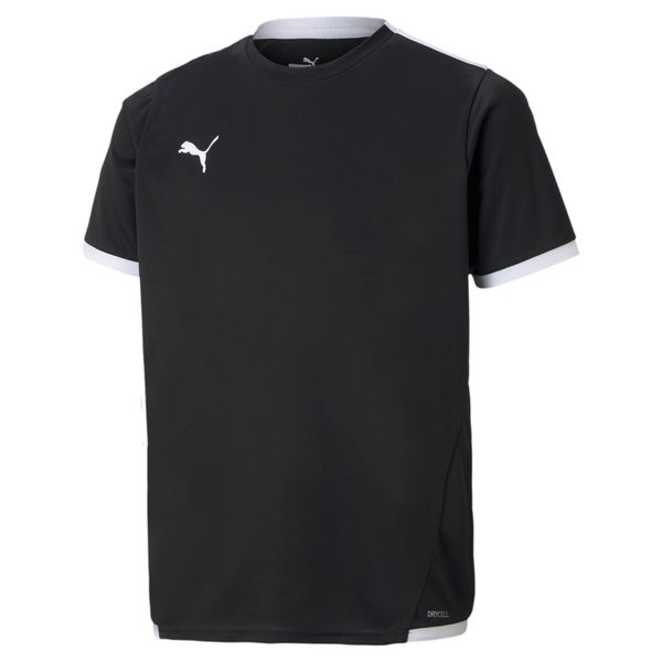 PUMA Puma team LIGA Football Jersey Youth, Black, Size 11-12Y, Clothing