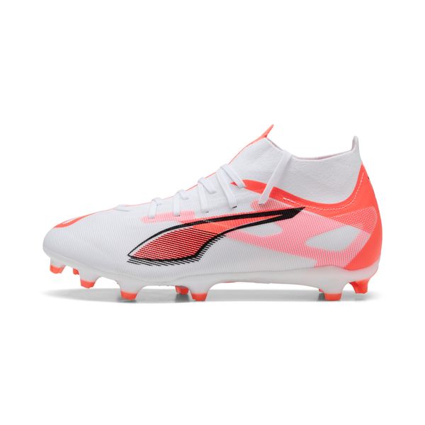 PUMA Puma ULTRA 5 MATCH+ FG/AG Football Boots, White, Size 44, Shoes