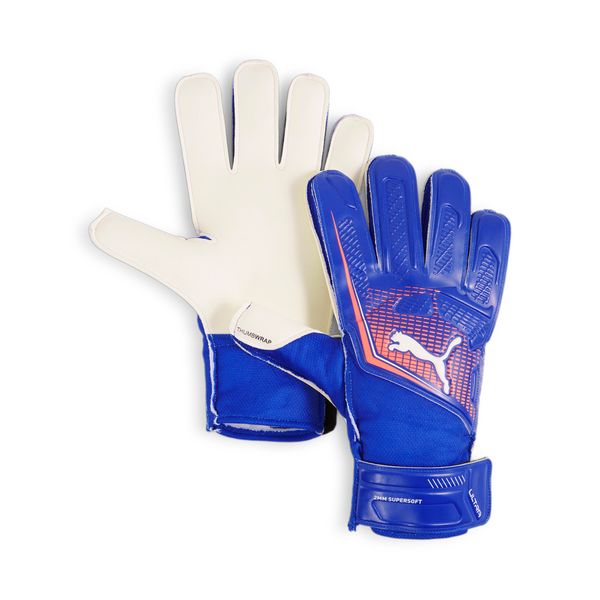 PUMA Puma ULTRA PLAY RC Goalkeeper Gloves, Blue, Size 8, Accessories